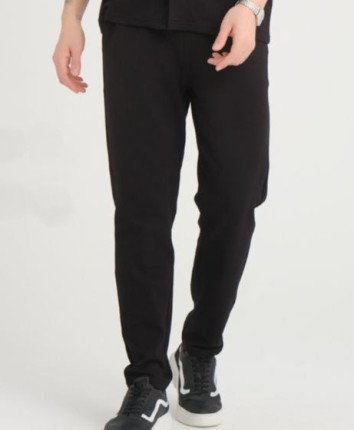 Pantaloni sport barbati 42052 Negru