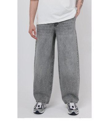 Pantaloni barbati denim 80507 Gri