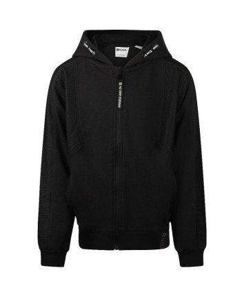 Hanorac cu fermoar baieti O56164-1 Negru