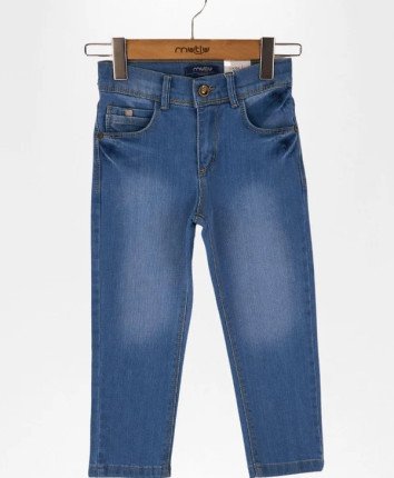 Pantaloni denim baieti 111-1266.1 Albastru deschis