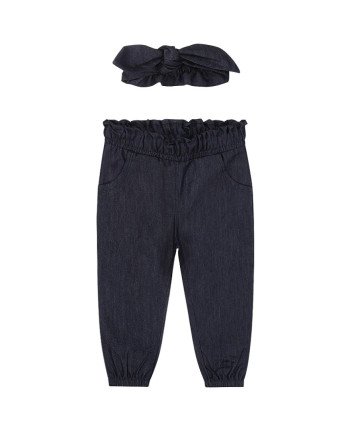 Set fete - pantaloni, bentita O56439-35 Albastru