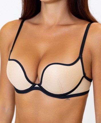 Sutien 9083/2 Bej-negru