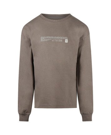 Tricou baieti cu maneca lunga O56229-1 Cafeniu inchis