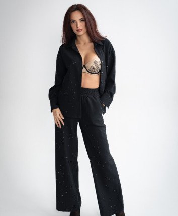 Costum-pantaloni dame WK0228V Negru