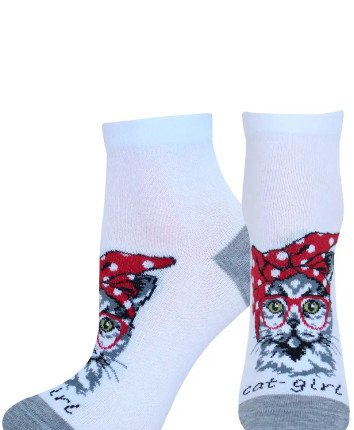 Ciorapi dame 1103 БРЕСТ FUNNY 661 Alb