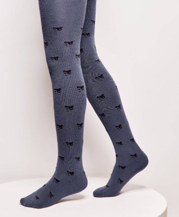 Colanți copii SOFTIKI 7C-38 652 Denim inchis