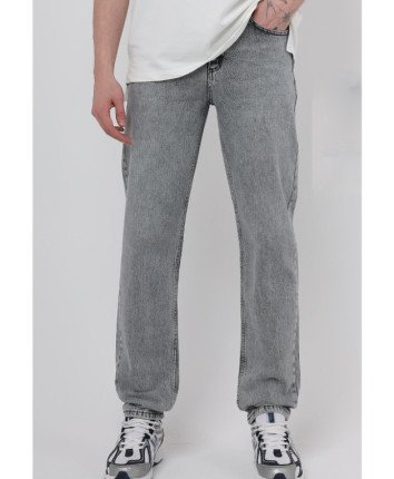 Pantaloni barbati denim 80445 Gri deschis