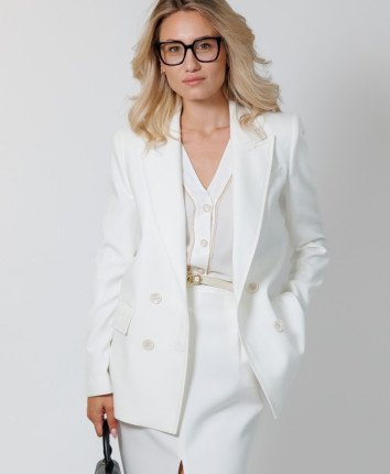 Jacheta dame 1036-093 Alb