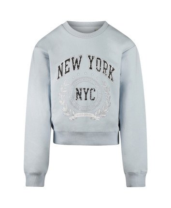 Hanorac fete O56024-1 Albastru