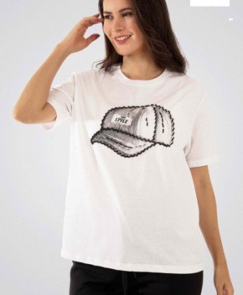 Tricou dame J7982 Negru