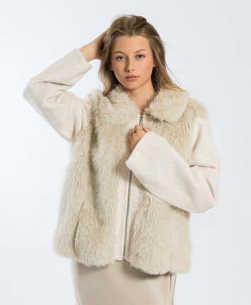 Palton dame 25K837140-1 Ivory