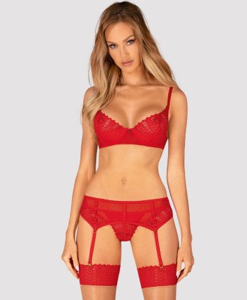 Set Sutien-string, portjartiera Ingridia