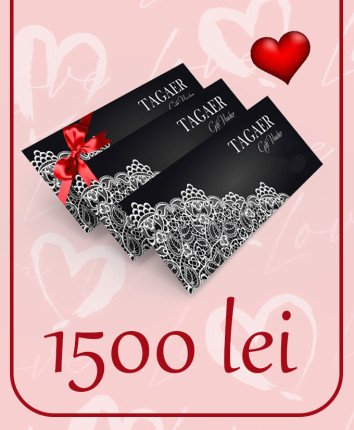 Certificat cadou 1500 lei